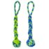 Zeus Rope TPR Ball Tug jouet pour chiens